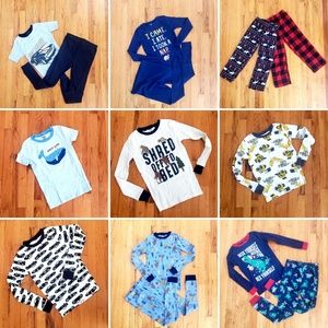 Big boy huge lot of pajama tops and bottoms